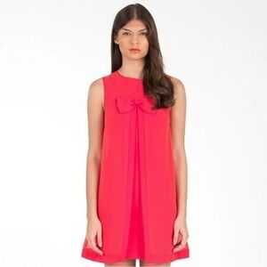 Ted Baker Bow Tie Dress Hot Pink Size 0